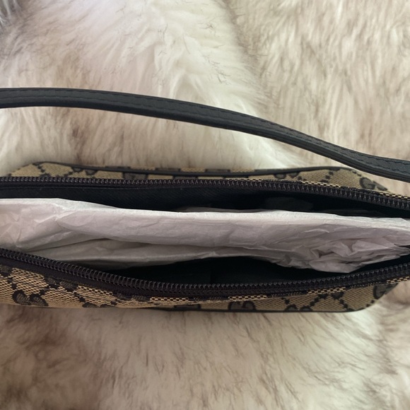 Gucci Vintage Pochette Canvas Monogram Baguette Bag - Picture 2 of 11